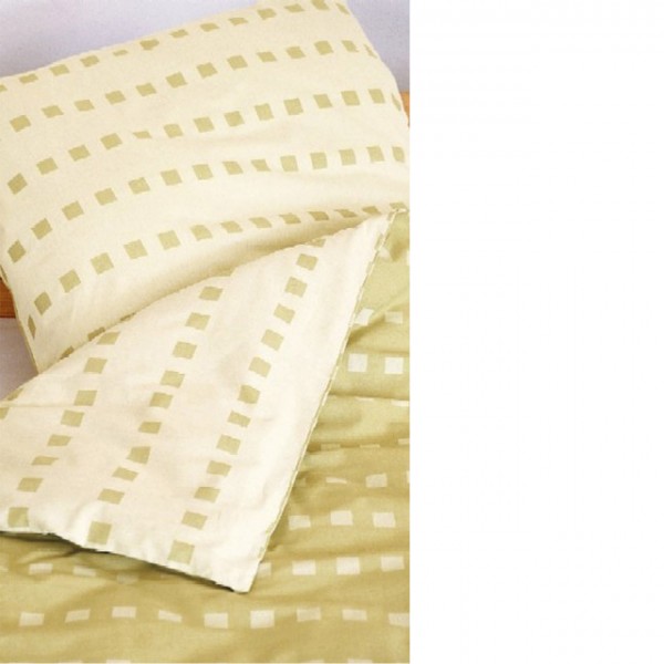 Cotonea Duvetbezug - passend zum Kissenbezug Caro, Farbe Apfelgrün